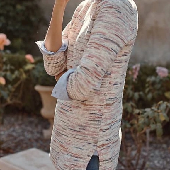 J.Jill Multi Colored Cotton Tunic Sweater - Picture 2 of 12